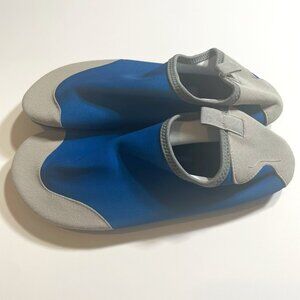 Brand New Kids Aqua Water Shoes – Size 1-2 US (8" Sole) – Blue & Gray